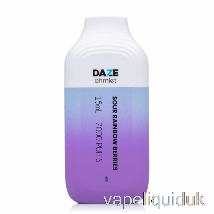 7 Daze OHMLET 7000 Disposable Sour Rainbow Berries Vape Juice
